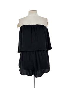 Jumpsuits Playsuits: Glassons - Black Playsuit (Size 12)