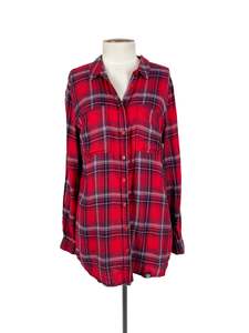 Plaid: Superdry - Red Top (Size S)