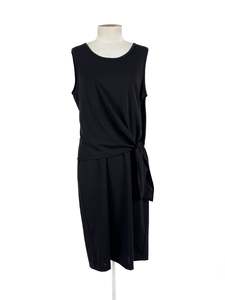 Plain: Trenery - Black Midi Dress (Size M)