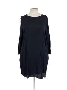 Plain: Decjuba - Black Mini Dress (Size 12)
