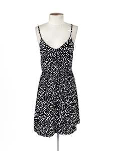 PIECES - Black & White Mini Dress (Size S)