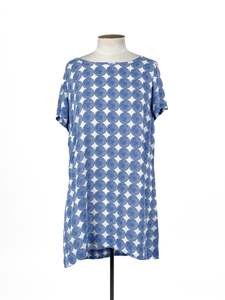 Polka Dots: Glassons - Blue Midi Dress (Size 14)