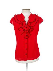 Designer: Review - Red Blouse (Size 12)