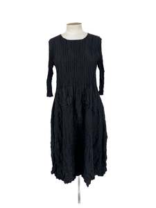 Designer: Alquema - Black Midi Dress (Size L)