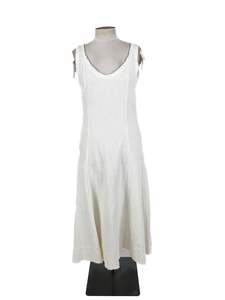 Marle - White Midi Dress (Size 14)