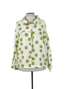 Merric - White & Green Jacket (Size 18)