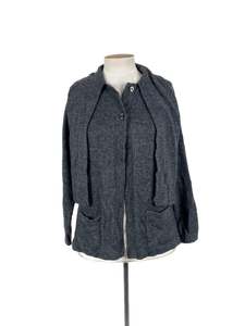 Alpaca Crafts - Grey Cardigan (Size M)