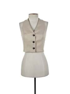 Love, Bonito - Beige Vest (Size 6)