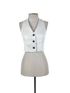 Love, Bonito - White Vest (Size 6)