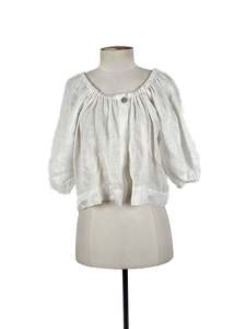 Knits Jackets Coats: Zephyr - White Blouse (Size S)