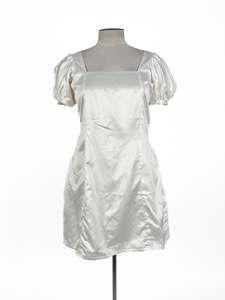 Unknown Brand - White Mini Dress (Size L)