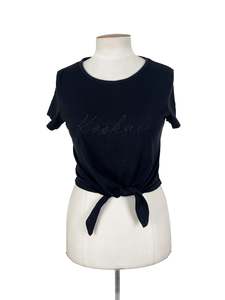 Kookai - Black T-shirt (Size 10)