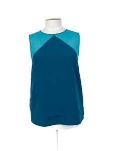 Tops: Sfera - Blue Tank Top (Size L)