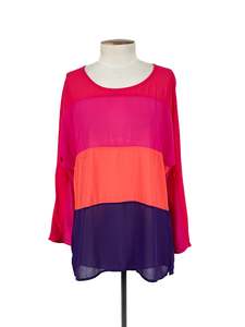 Tops: Augustine - Multicoloured Blouse (Size XS)