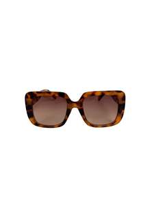 Accessories: Decjuba - Brown Sunglasses (Size OS)