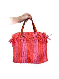 Accessories: Kate Spade - Pink & Orange Bag (Size OS)