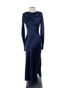 Here Comes The Sun - Navy Maxi Dress (Size 8)