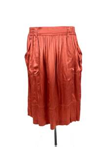 Whistle - Orange Midi Skirt (Size 16)