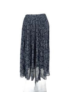 Uniqlo - Navy Midi Skirt (Size S)
