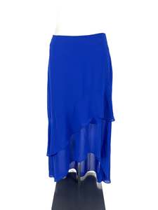 Maxi Skirts: Augustine - Blue Midi Skirt (Size S)