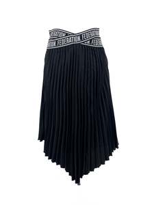 Federation - Black Midi Skirt (Size 10)