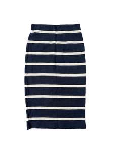 Maxi Skirts: Country Road - Navy & White Midi Skirt (Size XS)