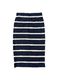 Country Road - Navy & White Midi Skirt (Size XS)