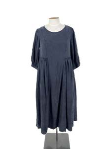 Designer: Daylight Moon - Navy Midi Dress (Size S)