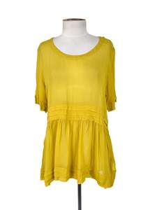 Tops: Curate by Trelise Cooper - Yellow Blouse (Size S)