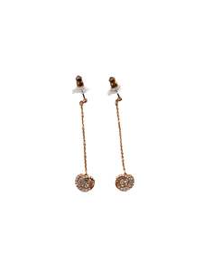 Accessories: Swarovski - Generation Gold Earrings (Size OS)