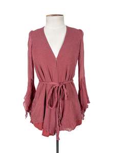 Designer: Bec + Bridge - Pink Playsuit (Size 6)