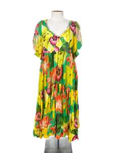 Trelise Cooper - Multicoloured Midi Dress (Size 8)
