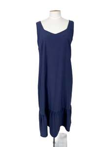 Ruby + Rain - Navy Midi Dress (Size 14)