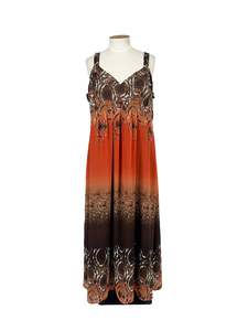 John Rocha - Multicoloured Maxi Dress (Size 20)