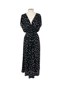 Olivia - Black Maxi Dress (Size 12)