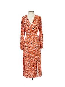 Stella + Gemma - Orange Maxi Dress (Size 8)