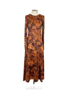 Maxi Dresses: ASOS - Orange Maxi Dress (Size S)