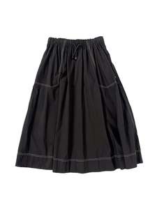 Beyond The Vines - Black Midi Skirt (Size M)