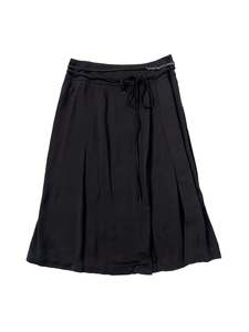 CUE - Black Midi Skirt (Size 12)