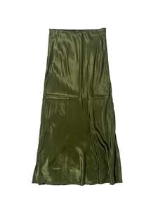 Maxi Skirts: Mint Velvet - Green Midi Skirt (Size M)
