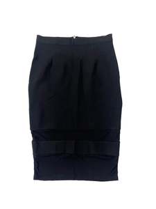 Lavish Alice - Black Midi Skirt (Size 12)