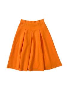Miss Selfridge - Orange Midi Skirt (Size 10)