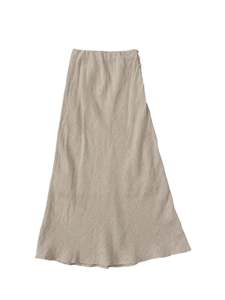 Among the Brave - Beige Midi Skirt (Size 6)