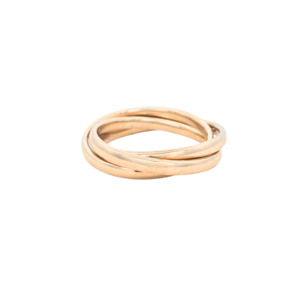 Rings: 9k Yellow Gold 'Unity' Russian Wedder Ring