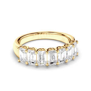 Rings: Emerald Cut Diamond Anniversary Ring
