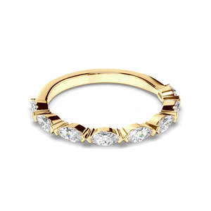 Rings: Marquise Cut Diamond Wedding Ring