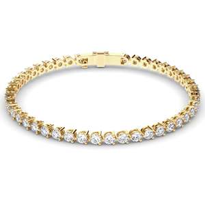 Round Brilliant Cut Laboratory Grown Diamond Tennis Bracelet