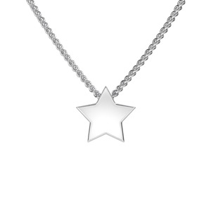 Gold Jewellery: Love in a Jewel Plain Star Pendant