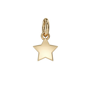 Gold Jewellery: Love in a Jewel Plain Star Charm