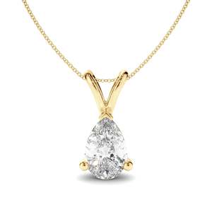 Pear Cut Diamond Pendant